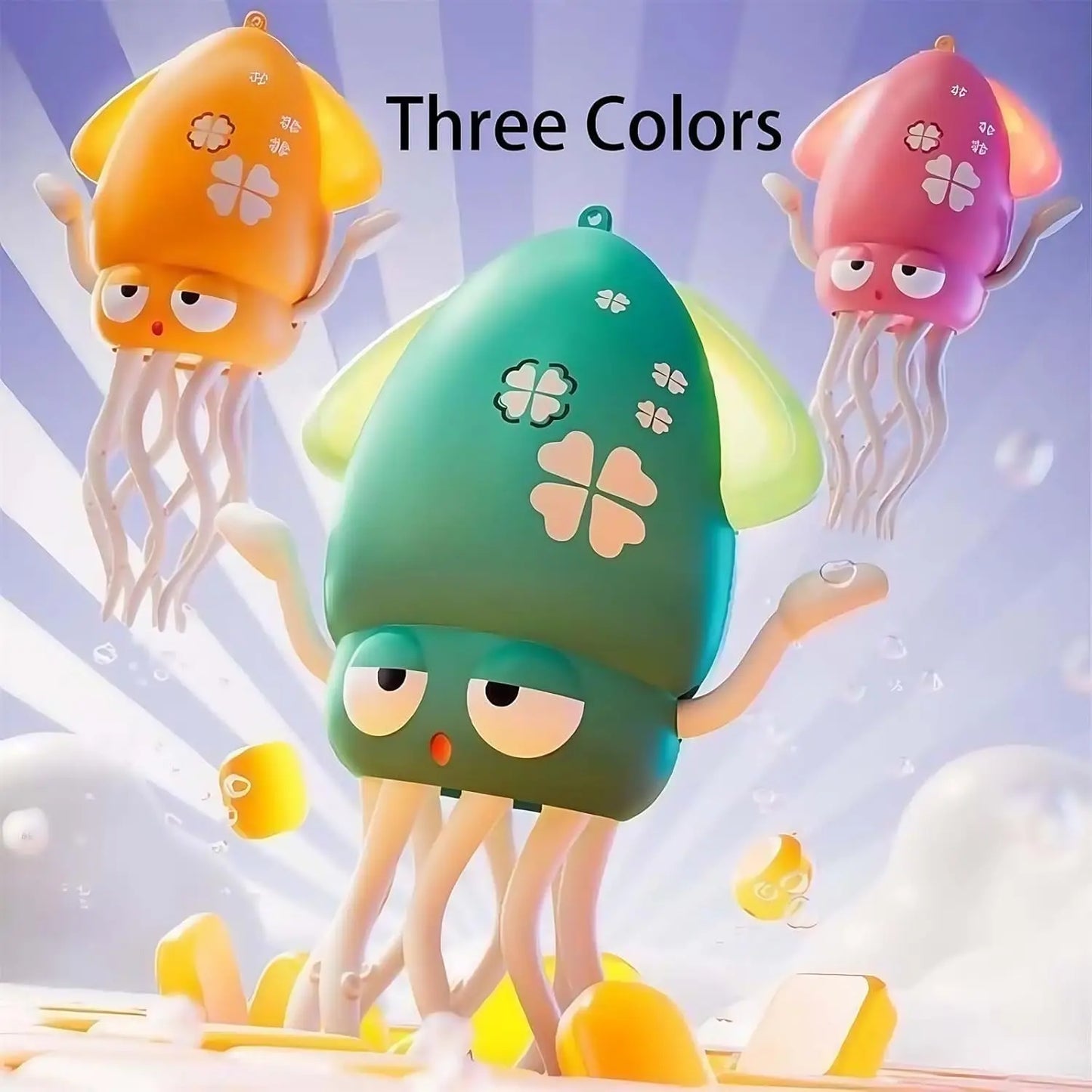 Funny Dancing Jellyfish Squid Fish Dancer Toys for Kids Automatic Obstacle Avoidance Walking Electronic Toy for Baby Children