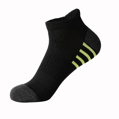 12Pairs Men's plus Size Sports Socks EU39-46 Breathable Comfortable Black White Leisure Outdoor Short Socks for Men