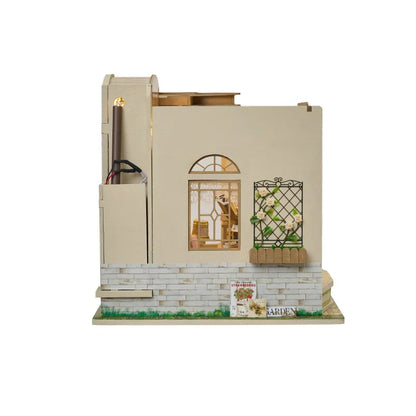 Diy Doll Miniature House Kit Wooden Casa Dollhouse Furniture Light Handmade Assembly Miniature Toys Birthday Gifts Jewelry Store