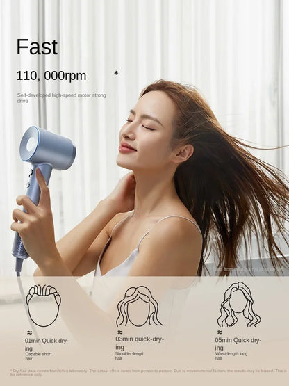 High speed hair dryer, household fast drying, low noise negative ion hair care, Lefen LF03 hair dryer