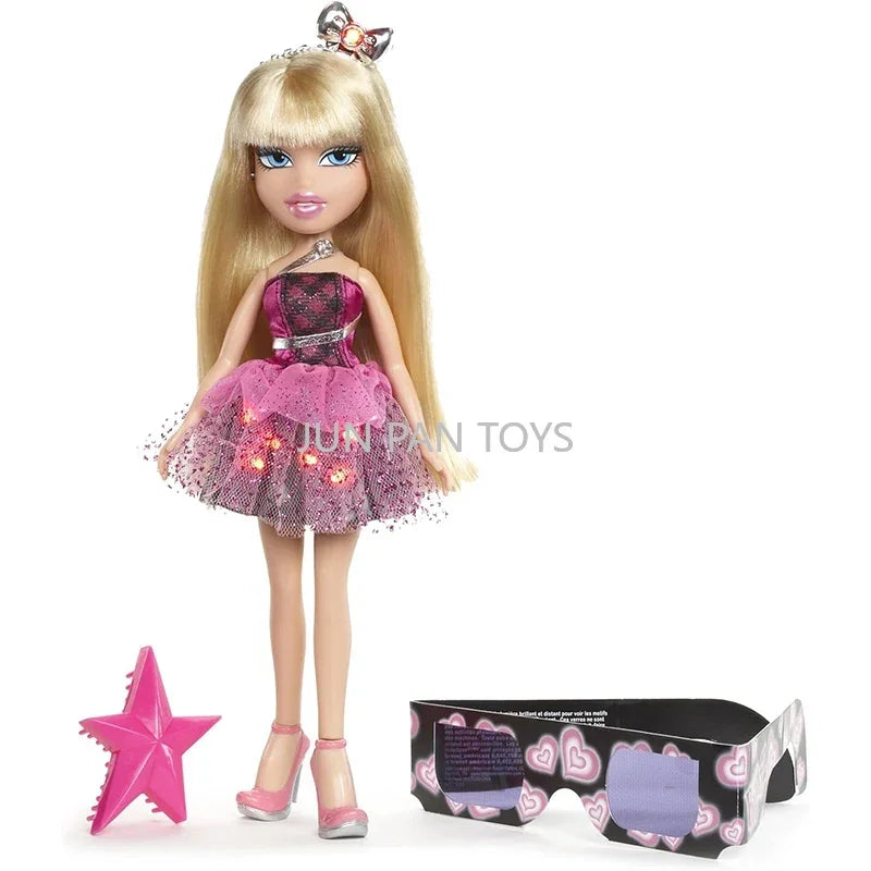 Bratz Crystal Style It World Sunkissed Cloe Bahama Beach Funk N Glow Yasmin Fashion Doll Collector's Edition Girls Kids Toys 1pc