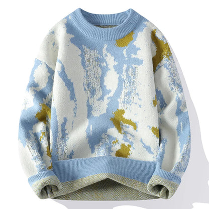autumn and winter Men's Fashion casual Round Neck Warm sweater slim fit Sweaters Men sweater male Thicken Warm wool pullovers