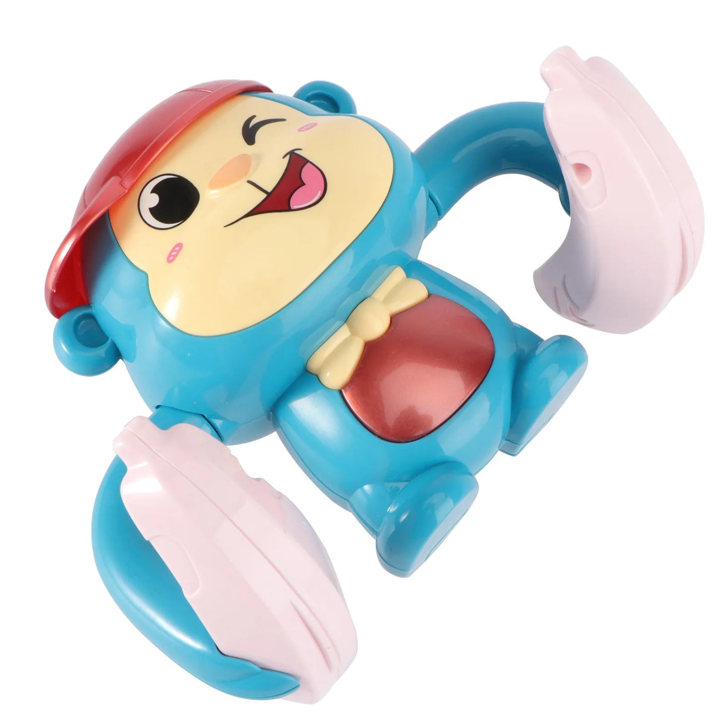 1Pcs Electric Tumbling Monkey Plaything Cartoon Baby Sing Dance Early Education Fun Interactive Child Amusing Musical Light Up