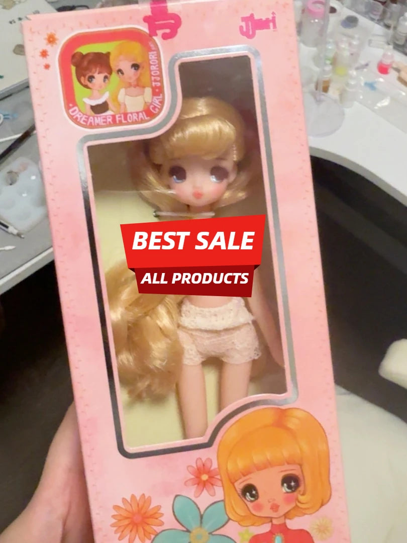 Dreamer Floral Girl Fashion Yapi BJD Doll Customized Doll Cute Designer Jjorori Art Toys Collection DIY Gift
