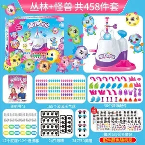 DIY Fun Balloon Inflator oonies Creative Handicraft Inflating Machine for Boys Girls Assembled Bobo Sticky Toys anti-stress toy