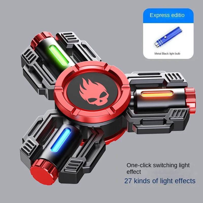 Fidget Toys Metal Hand Spinner Desk EDC Gyro Luminous Gyro Scope Stress ADHD Relief Creative Toys for Men Adults Kids Antiestres