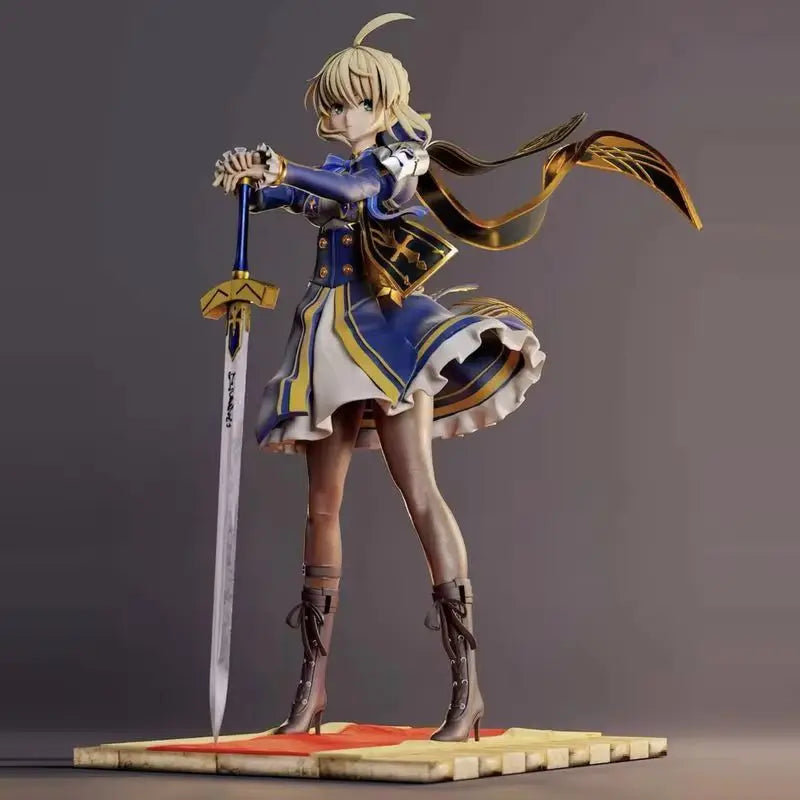 Ane Studio Saber Altria Action Figure Fate Stay Night Anime Peripheral Pvc Collectible Statue Desktop Trendy Model Toy