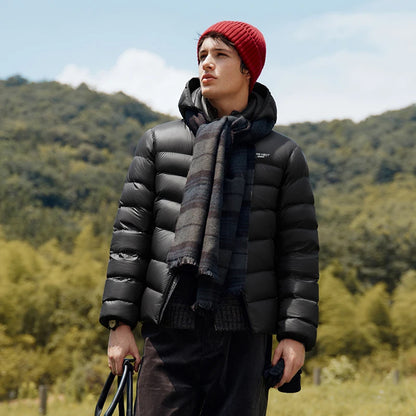Semir Down Jacket Men Winter 90% Down Fill Lightweight Goose Down 2025 New Couple Removable Hooded Outerwear Men's Wear