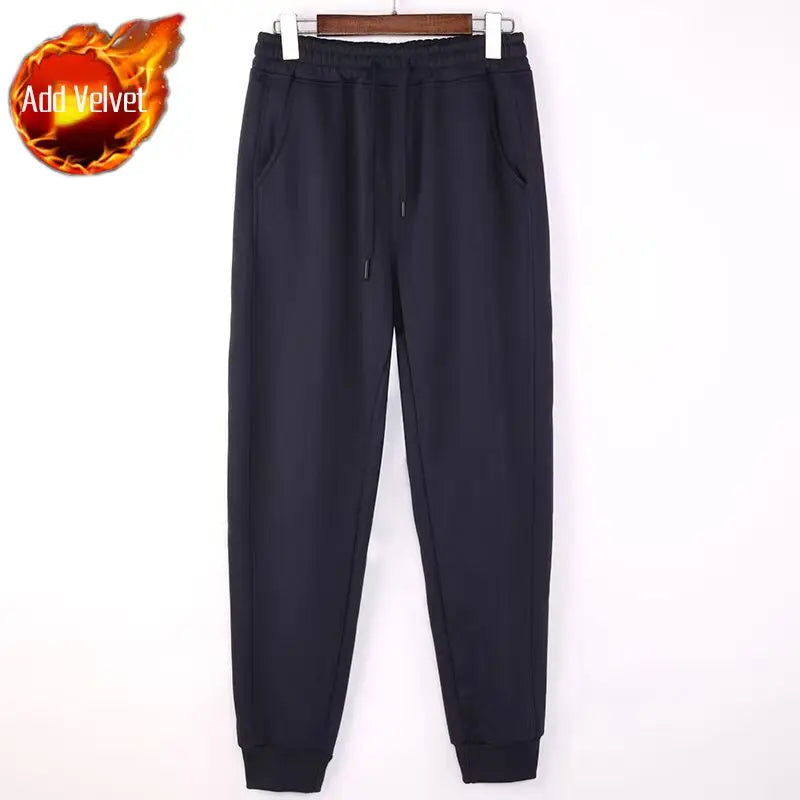2026 Autumn Winter Loose Fit Unisex Sweatpants Slimming Casual Joggers in Maillard Tones for Men Women