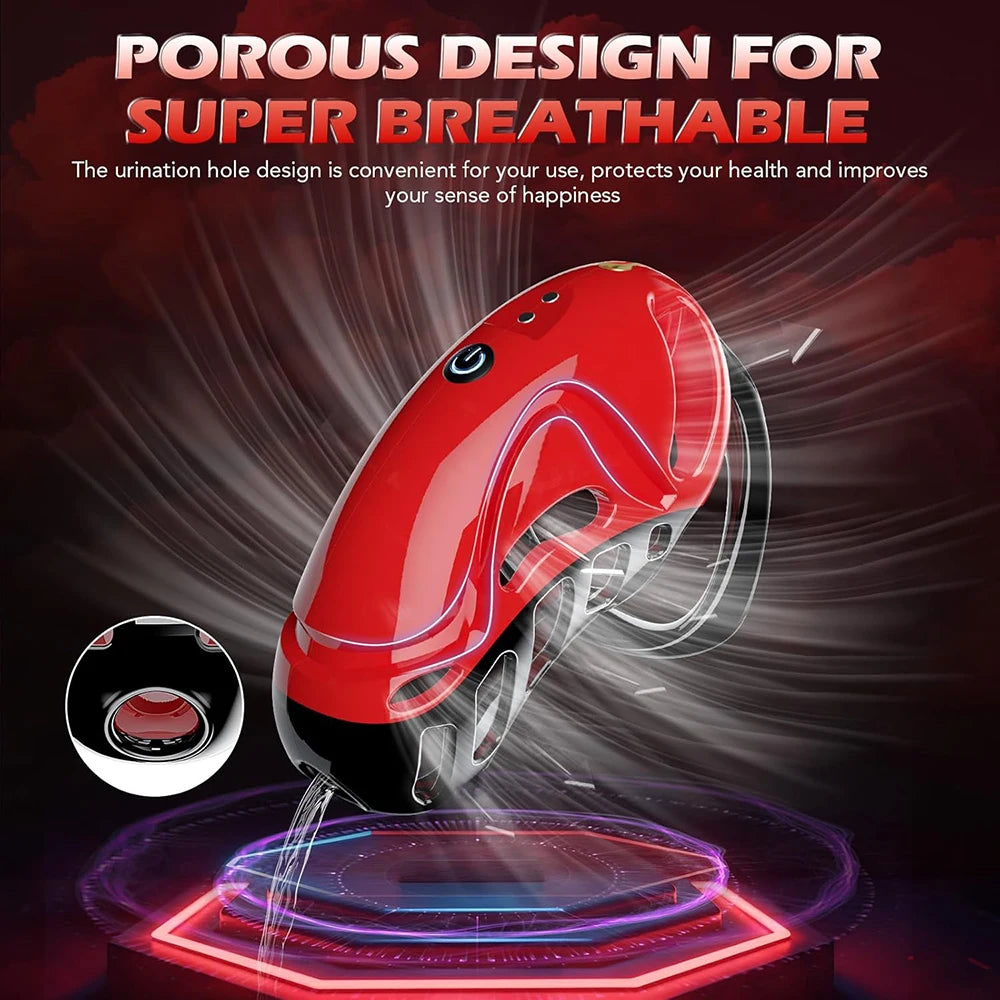 App Remote Control Vibrating Chastity Cage Male Chastity Devices Cock Cage 10 Vibrations Penis Cage Bondage Sex Toys for Men 18+