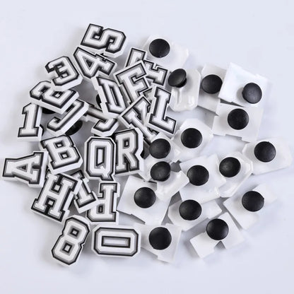1-39PCS Letter Angle Number Good Quality Shoes Charms DIY PVC Shoe Bag Accessories For Wristband Pendant Decoration Party Gifts