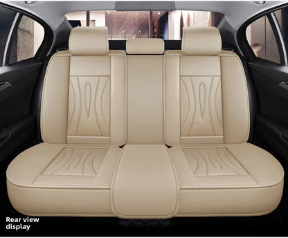 Universal One-piece Seat and Split Seat Car Seat Full Cover Breathable Leather SUV Car Seats Cushion Full Cover Protection