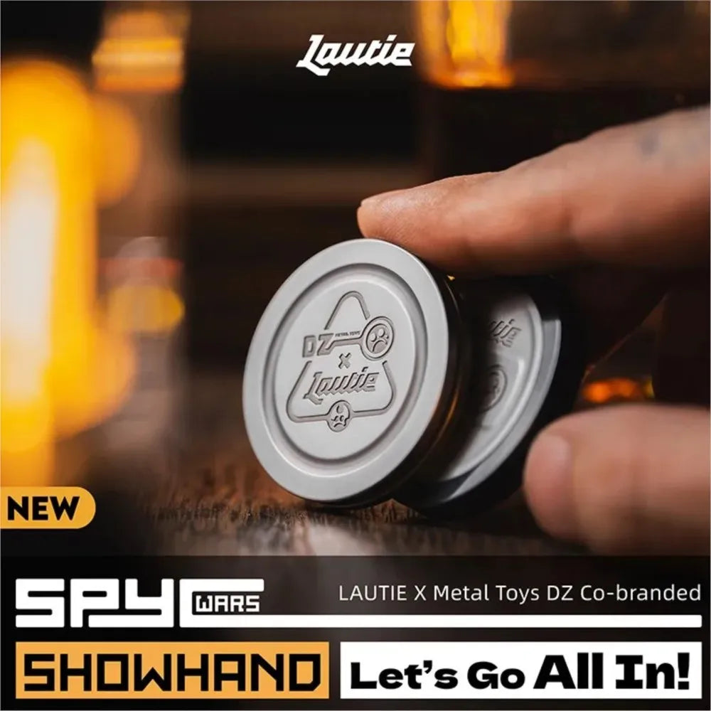 LAUTIE & DZ Co-Branded “Showhand” Pocket Haptic Coin Fidget Toy Anxiety Toy Desk Toy