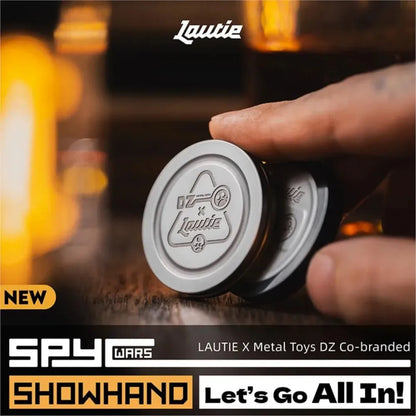LAUTIE & DZ Co-Branded “Showhand” Pocket Haptic Coin Fidget Toy Anxiety Toy Desk Toy