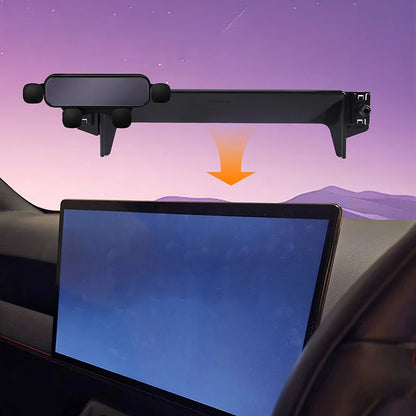 For BYD Shark 6 2025+ Dashboard Multimedia Screen Phone Holder 12.8 15.6 INCH Fixed Mobile Phone Mount Holder Car Accessories