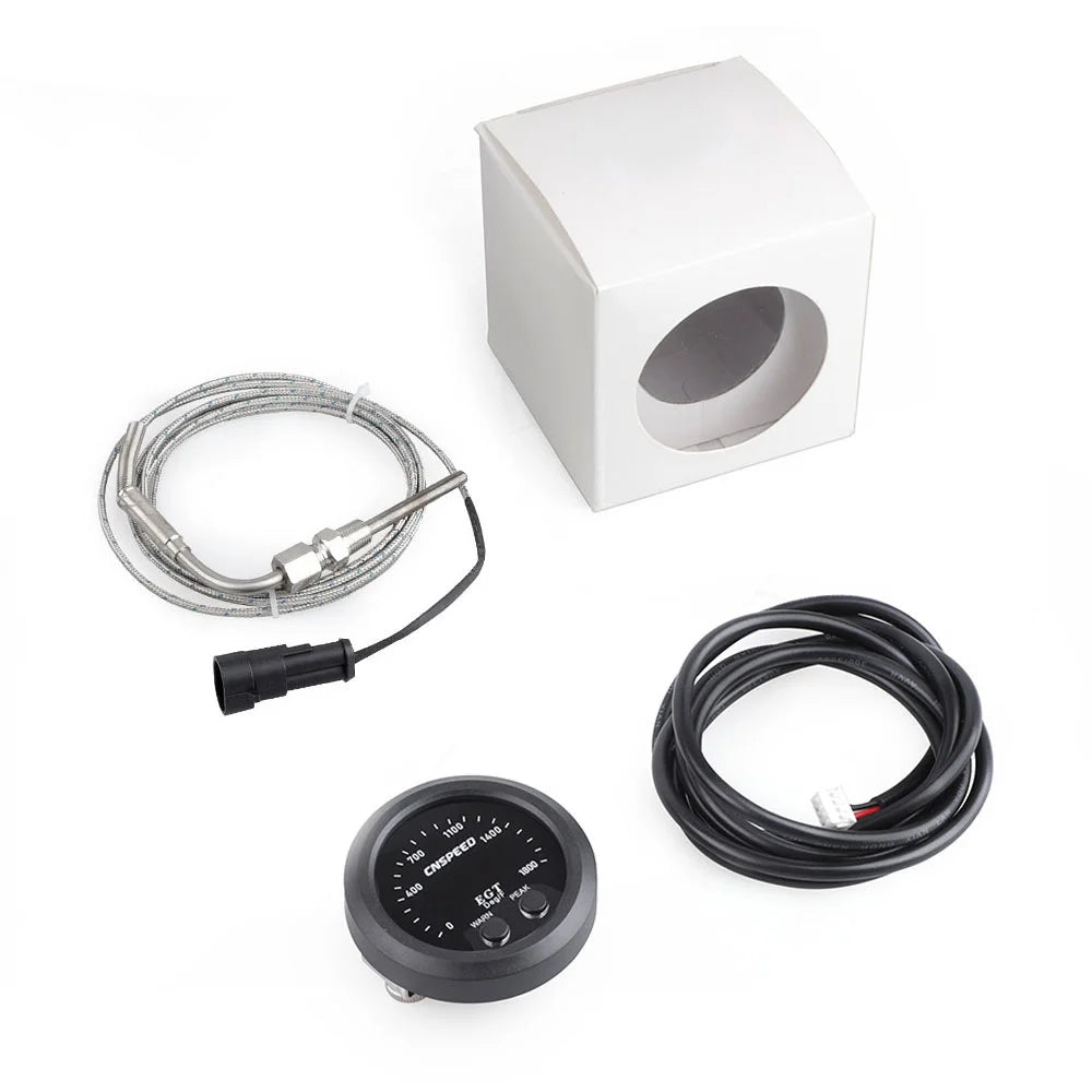 Auto Meter 2'' 55MM Ultra-Thin Car Exhaust Meter Fuel Pressure Gauge Water Temperature Gauge Booster Gauge Voltmeter