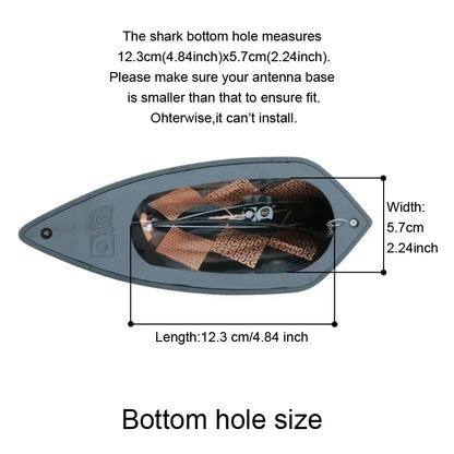 Universal New Shark Fin Antenna Auto Car Radio Aerials Strong Signal Piano Paint For Qashqai j11 j10