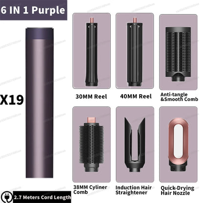 SenCiciMen Auto Curling Multi Hair Styler Curling Iron Hair Hot Air Brush Curling Barrel Hair Dryer Salon Professional Curl Hair