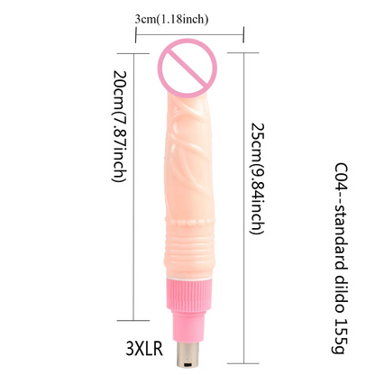 Dildo-Entry-Level Sex Machine A2/F2/F3 Accessories 3XLR Accessories Dildos Suction Cup Sex Products For Women And Men