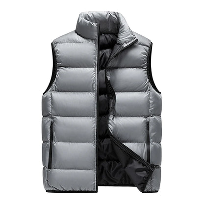 Fashion Warm Running Wear Anti Pilling Anti Fading Warm Down Coats Parkas Goose Down Men Down Jacket Warm Down Cotton Vest