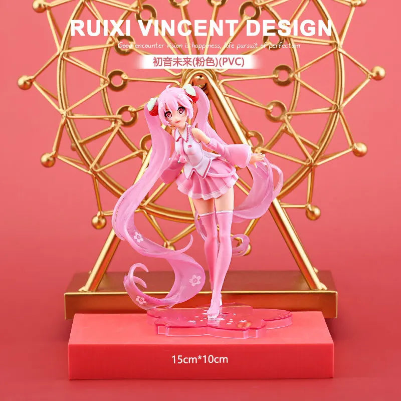 Anime Figure Hatsune Miku Model Statue Doll Beautiful Girl Sailor Moon Rem Asuna Cosplay Merchandise Collectible Gift For Fans