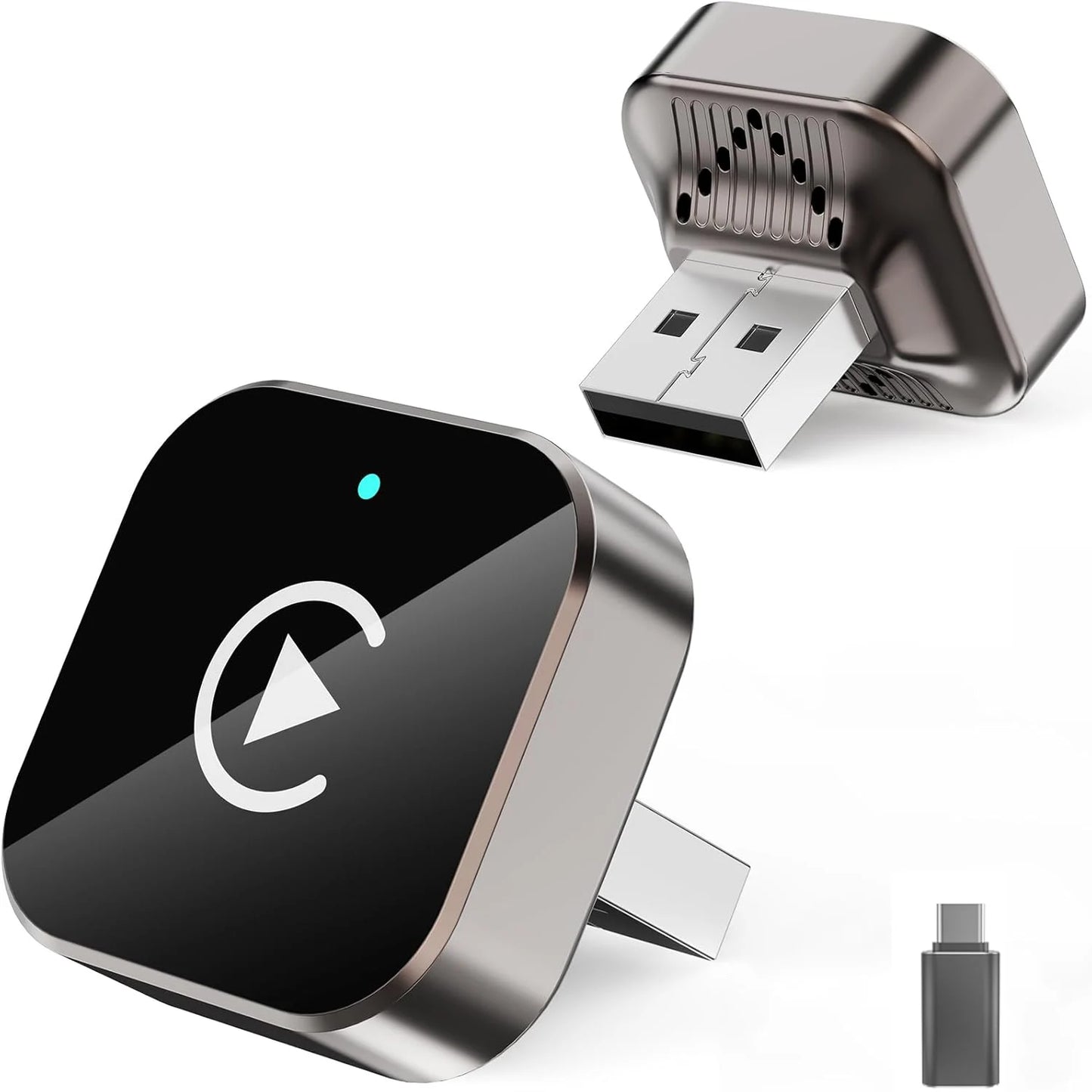 2026 Wireless CarPlay Adapter for iPhone - No Audio Lag, Auto-Connect - Convert Factory Wired to Wireless CarPlay - Bluetooth 5.