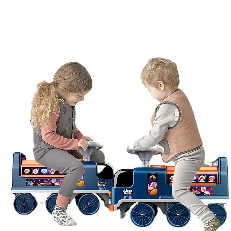 Chidlren Electric Car Kids Ride On Vehicles Cars Toy Fire Police Space Car Parking Stroller Toy Birthday Gifts for Boys Girls