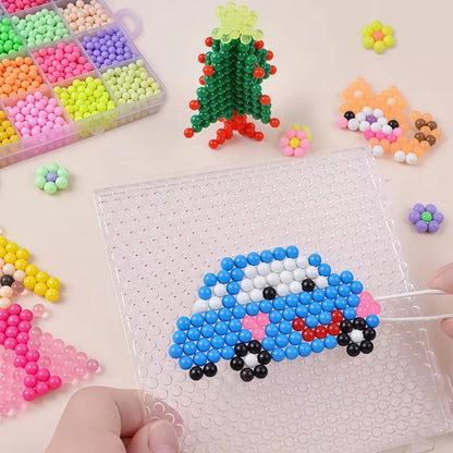Multicolor Water Spray Magic Beads DIY Handmade Puzzle Kit Water Sticky Beads Educational Learning Craft Toy Birthday Xmas Gift