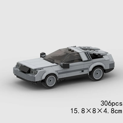MOC Speed Sports Super Race Car Model Building Blocks Pickup Police Bricks City Racing Vehicle SUV Technical Rally Sport Toy