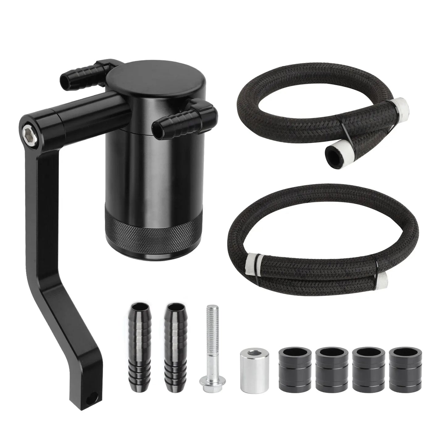 Oil Catch Can Tank 5.7 HEMI Z-Bracket Billet Catch Can for 2011-2021 6.4L Dodge Charger Challenger Chrysler300 Air Oil Separator
