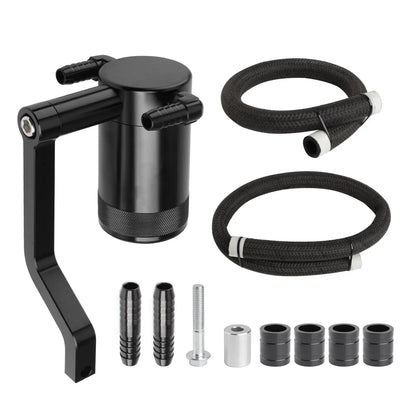Oil Catch Can Tank 5.7 HEMI Z-Bracket Billet Catch Can for 2011-2021 6.4L Dodge Charger Challenger Chrysler300 Air Oil Separator