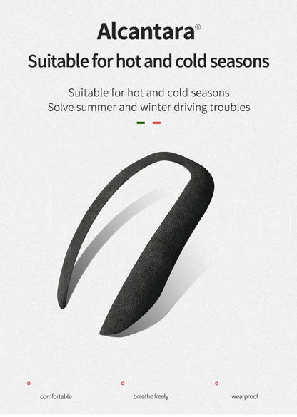 Car Center Console Gear Shift Head Knob Cover Trim Alcantara Suede F For Alfa Romeo Giulia Stelvio Refit Car Accessories