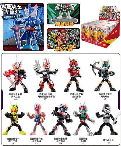 Blokees Kamen Rider Anime Figure Masked Rider Assembled Toys Saber GEATS Hopper Kuuga Action Figure Assembled Toys