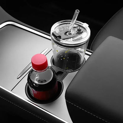 Car Cup Holder for Tesla Model Y Juniper Center Console Cup Mat TPE Water Bottle Holder Model 3 Highland interior Accessories