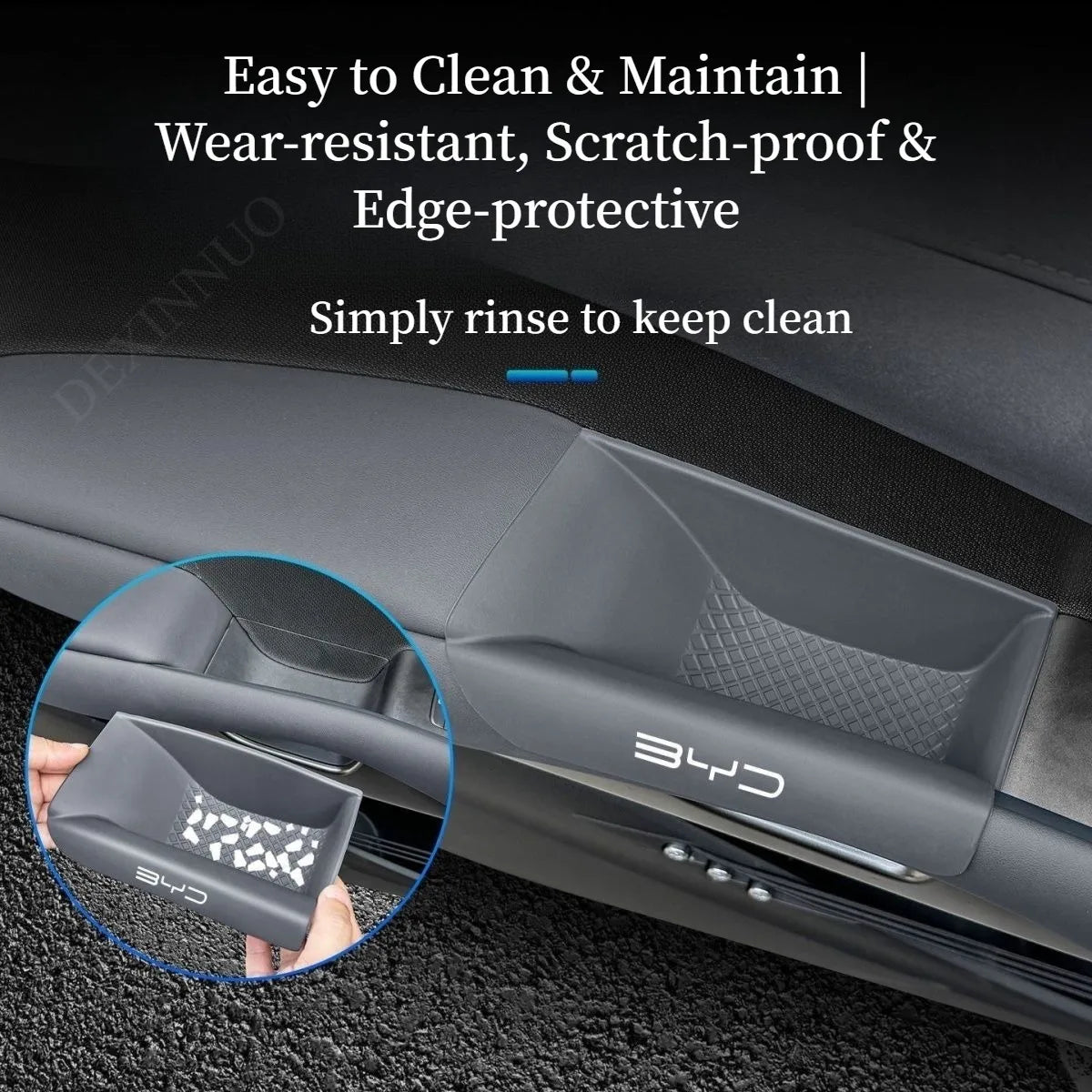 BYD  Atto 3 Silicone Storage Box for Front & Rear Doors, Interior Car Modification Accessories