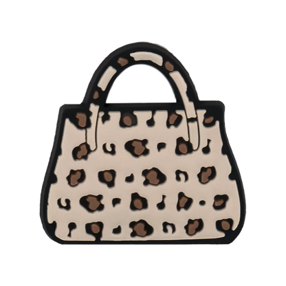 1/25pcs Leopard Print Shoe Charms for Hot Girl Women Shoe Decorations Pins Sandals Accessories Lipstick Heart Cherry Clog Buckle