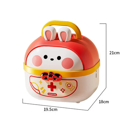 Doctor Toys with Light Hospital Dentist Play Set Doctor Role Play Costume Kit Children Suitcase Educational Gift for Kid 3 Years
