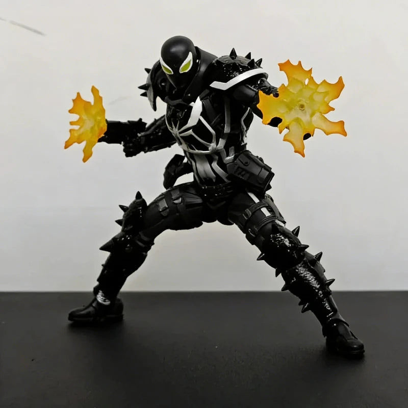 1/12 Marvel Anti-Venom Action Figure Ct Agent Anti-Venom Movable Joints Figure Eugene Thompson Anime Model Collectible Toy Gift