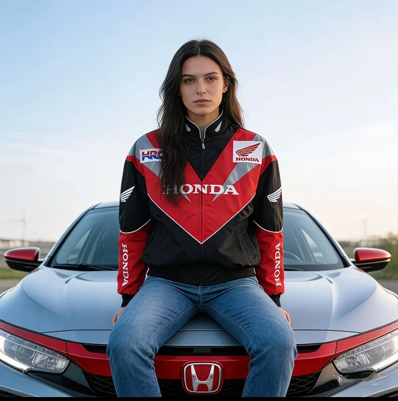 Honda New Stylish Jacket F1 Racing Suit Jacket Motorcycle Riding Jacket Vintage Biker Style Coat