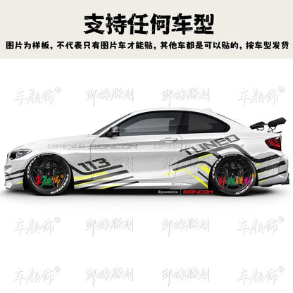 Car Vinyl stickers body decoration sporty Customized racing decals modified accessories FOR BMW 3 4 5 Series M2 M3 M4 M5