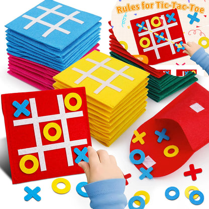 10-40pcs Tic Tac Toe Strategic Board Game for Kids, Birthday Party Favors Bulk for Kids  Goodie Treat Bag Christmas Stockin