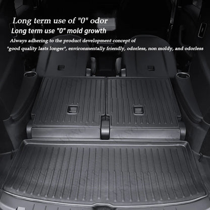 For Tesla Model Y L 2026 Rear Seat Backrest Protective Pad Trunk Mat Anti-Kick Pad Car Interior Accessories Model YL Cargo Liner