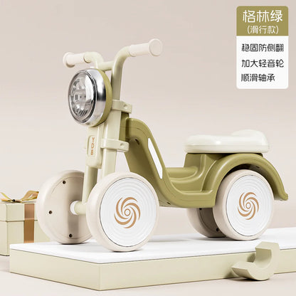 New children's balance bike, walker, or ride-on toy – 4-wheeled ride-on for ages 1–3 – a perfect gift for little ones