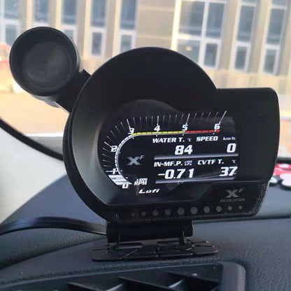 Lufi XF OBD Automotive Smart Digital 12V Diagnostic Tool Universal Dual Temperature Meter Multi-Function Engine