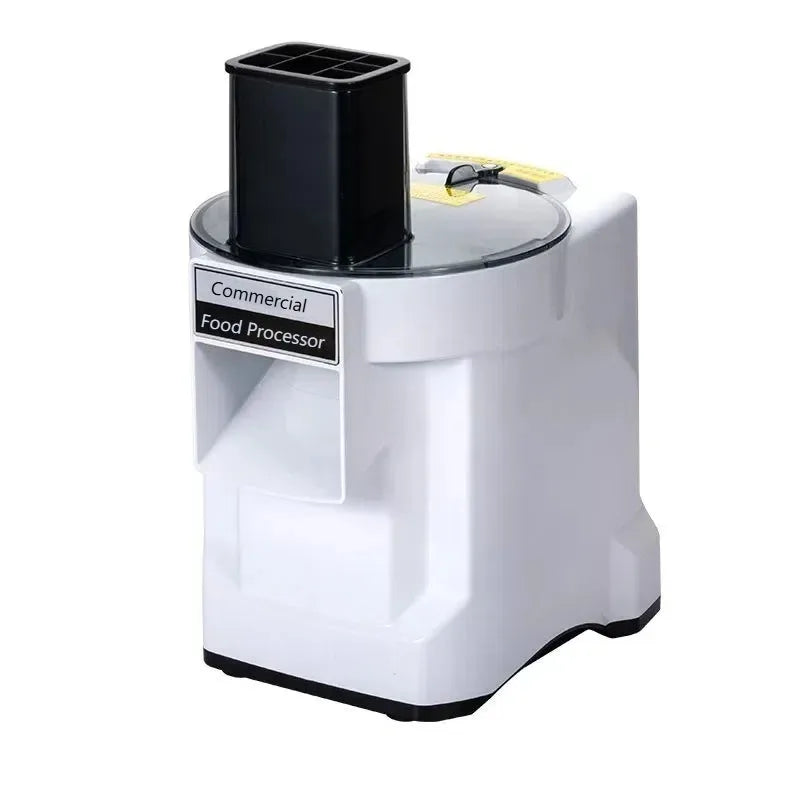 Commercial Dicing Machine K8600 White 3-in-1 Multi-Function Electric Cutter Strips Shreds Slices Dice Radish Potato Vegetables
