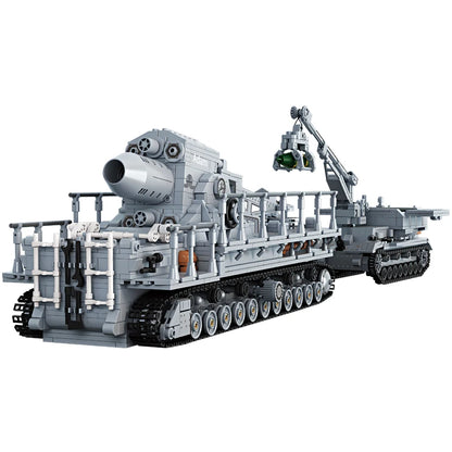 2875Pcs Creative Famous War Military Weapons Carl Mortar Building Blocks Model Tank Bricks Toys for Boys Birthday Gift Set