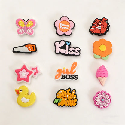 DIY Shoe Charms for Clogs - Random Selection of Charming Decorations for Girls And Women Personalize Your Footwear