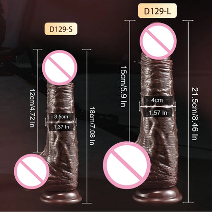 Realistic Dildo Skin Sliding Foreskin for Women Gay Sexmachine Dick Anal Masturbators Strapon Big Penis Dildos Adult Sex Toys 18