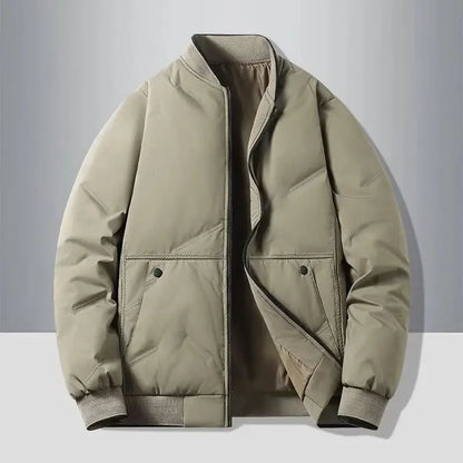 New autumn and winter baseball collar, men's fashionable and versatile cotton jacket, outer warm cotton jacket, baseball jacket,