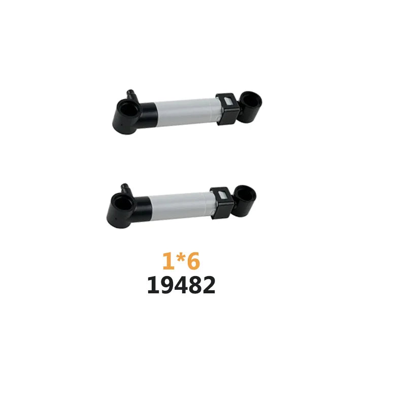 MOC 19482 1*6 Air Pump Technology Building Blocks Parts Pneumatic Assembly Modified M-00010 Toys Small Bricks Model Accessories